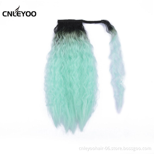 Wholesale 20Inch Easy Ponytails for Beauty (100g/Set) Cheap Synthetic Ombre Ponytail Hair Extension